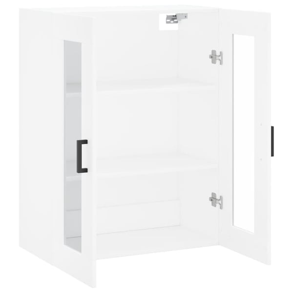 vidaXL Veggskap hvit 69,5x34x90 cm