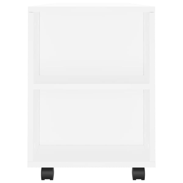 vidaXL TV-benk hvit 102x34,5x43 cm konstruert tre