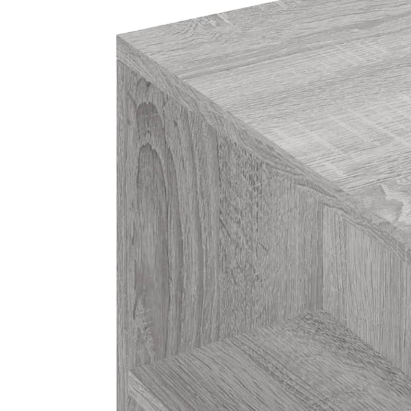 vidaXL TV-benk grå sonoma 102x34,5x43 cm konstruert tre