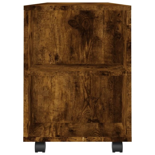 vidaXL TV-benk røkt eik 102x34,5x43 cm konstruert tre
