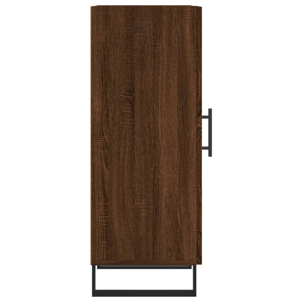 vidaXL Skjenk brun eik 34,5x34x90 cm konstruert tre