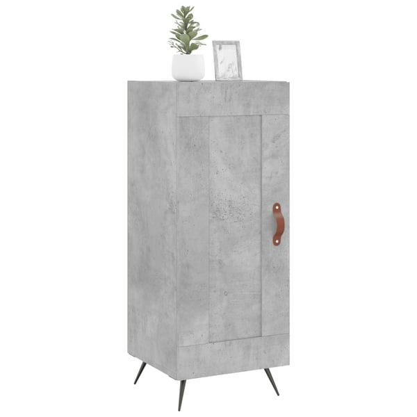 vidaXL Senkki betoninharmaa 34,5x34x90 cm tekninen puu