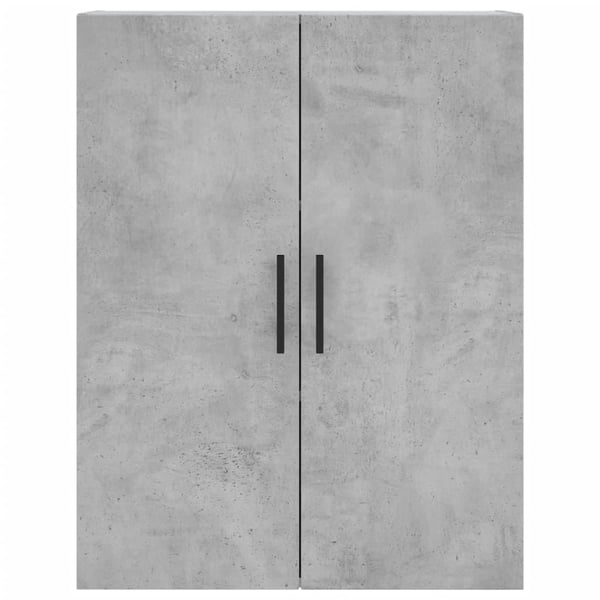 vidaXL Veggskap 2 stk betonggrå 69,5x34x90 cm