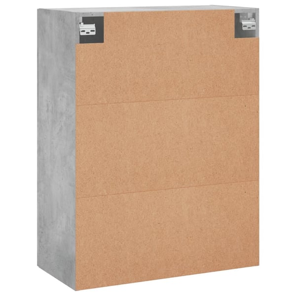 vidaXL Veggskap 2 stk betonggrå 69,5x34x90 cm