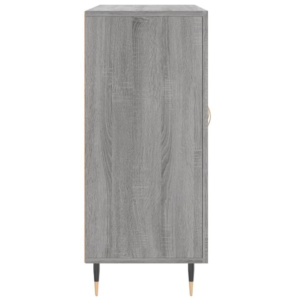 vidaXL Skjenk grå sonoma 90x34x80 cm konstruert tre