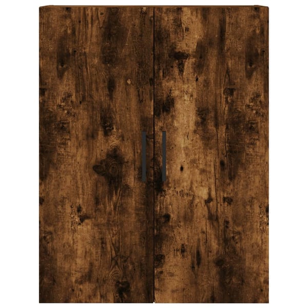 vidaXL Veggskap 2 stk røkt eik 69,5x34x90 cm