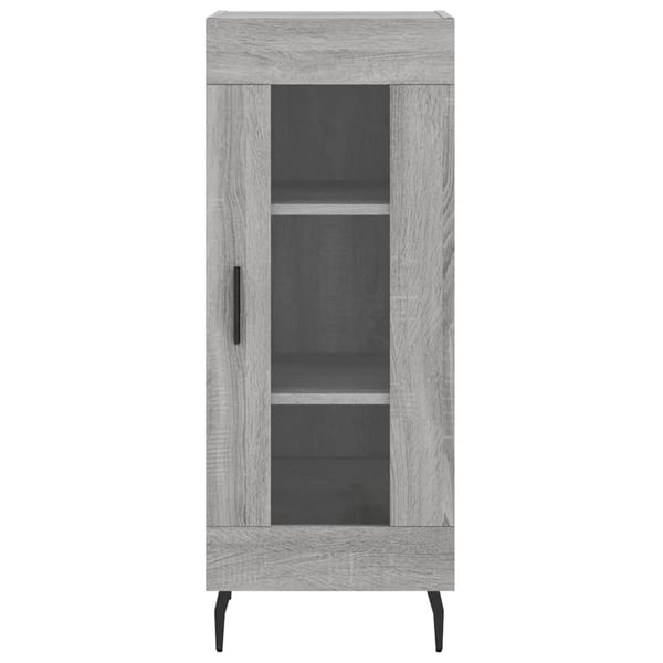 vidaXL skænk 34,5x34x90 cm konstrueret træ grå sonoma-eg