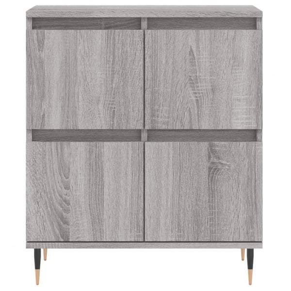 vidaXL Senkit 2 kpl harmaa Sonoma tekninen puu