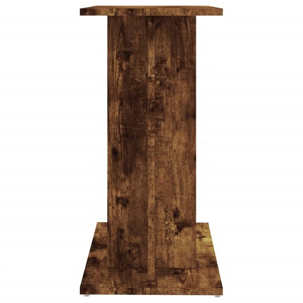 vidaXL Akvariebänk rökfärgad ek 60x30x60 cm konstruerat trä