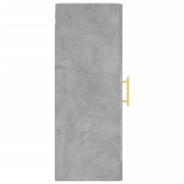 vidaXL Veggskap betonggrå 69,5x34x90 cm