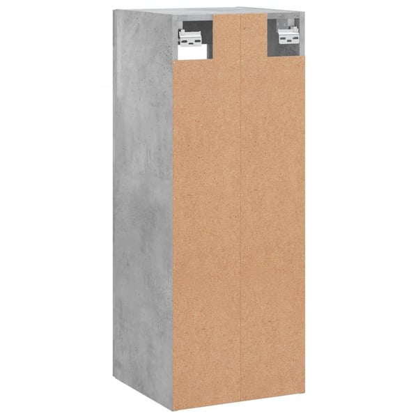 vidaXL Veggskap betonggrå 69,5x34x90 cm