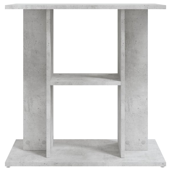 vidaXL Akvariestativ betong grå 60x30x60 cm konstruert tre