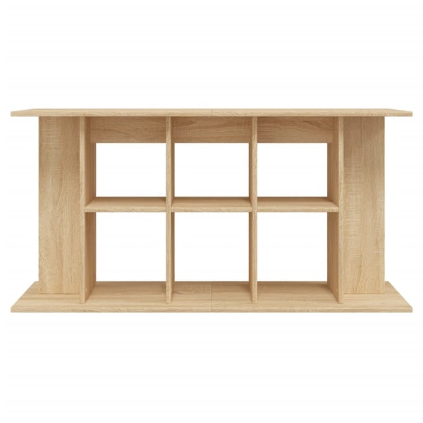 vidaXL Akvariestativ Sonoma eik 120x40x60 cm konstruert tre
