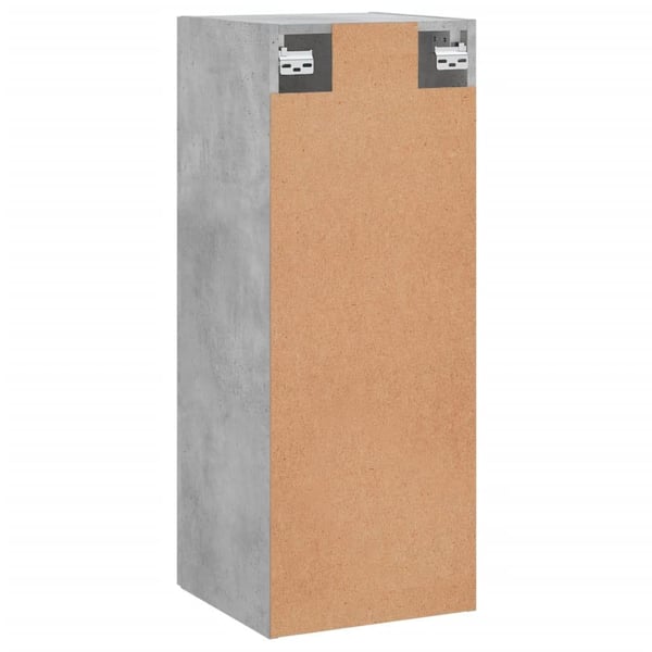 vidaXL Veggskap betonggrå 69,5x34x90 cm