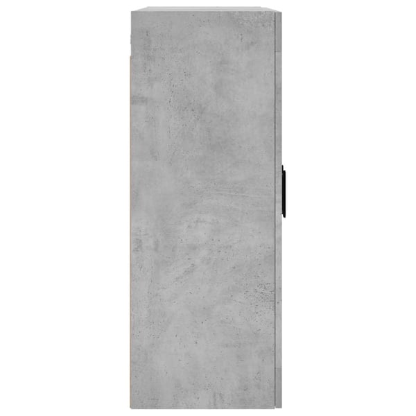 vidaXL Veggskap betonggrå 69,5x34x90 cm