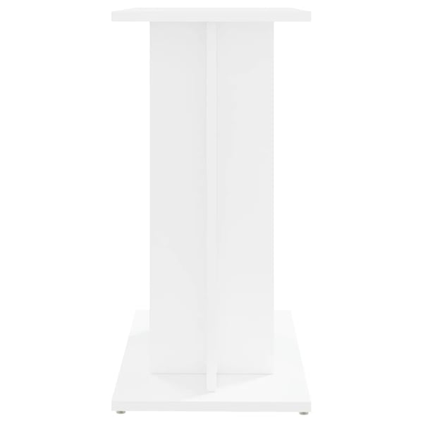 vidaXL Akvariebänk vit 60x30x60 cm konstruerat trä