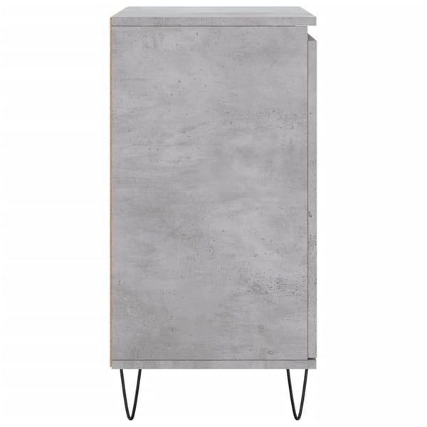 vidaXL Skjenk betonggrå 60x35x70 cm konstruert tre