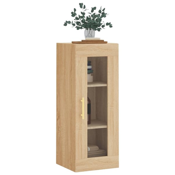 vidaXL vægskab 34,5x34x90 cm sonoma-eg