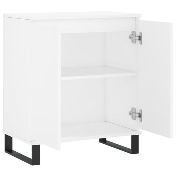 vidaXL Skjenk hvit 60x35x70 cm konstruert tre
