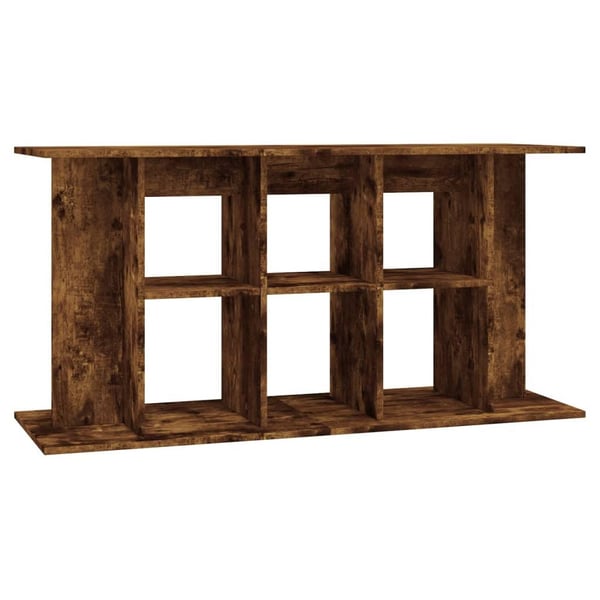 vidaXL Akvariumstativ røkt eik 120x40x60 cm konstruert tre