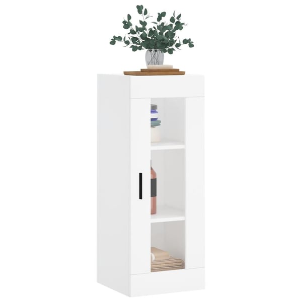 vidaXL Veggskap hvit 34,5x34x90 cm