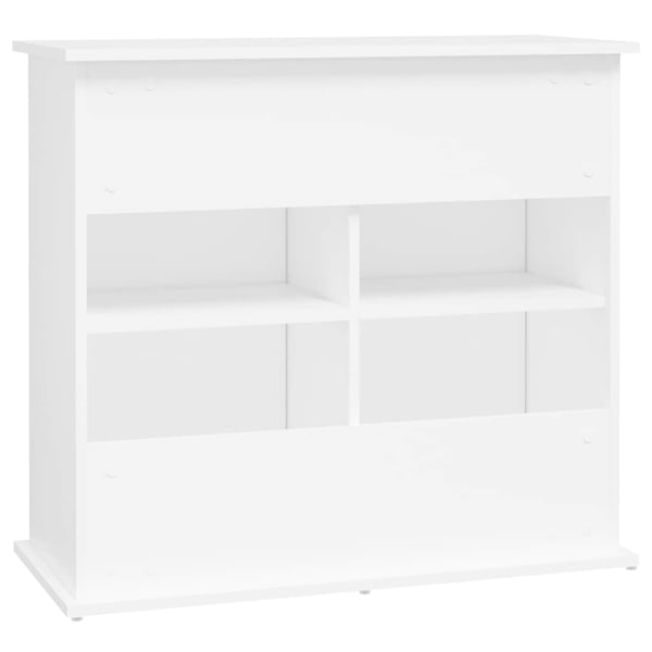 vidaXL Akvariumstativ hvit 81x36x73 cm konstruert tre