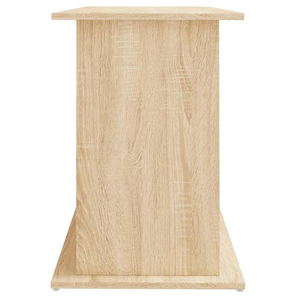 vidaXL Akvariestativ Sonoma eik 121x41x58 cm konstruert tre