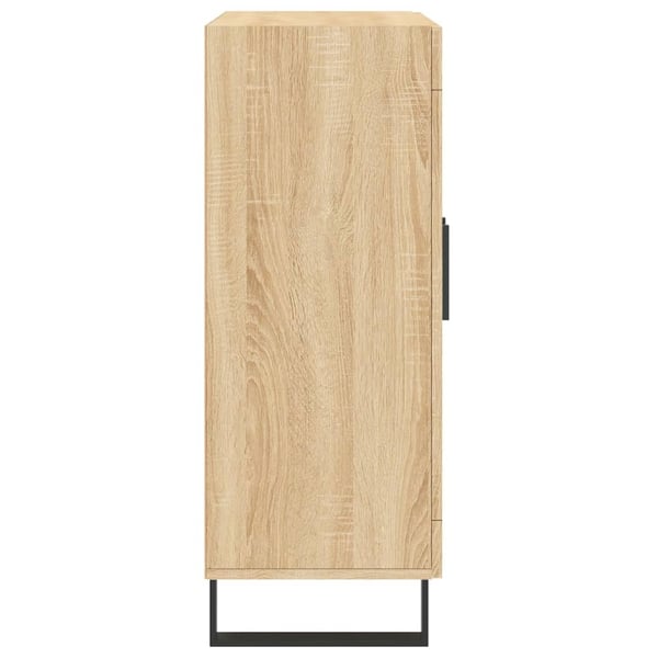 vidaXL Skjenk sonoma eik 69,5x34x90 cm konstruert tre