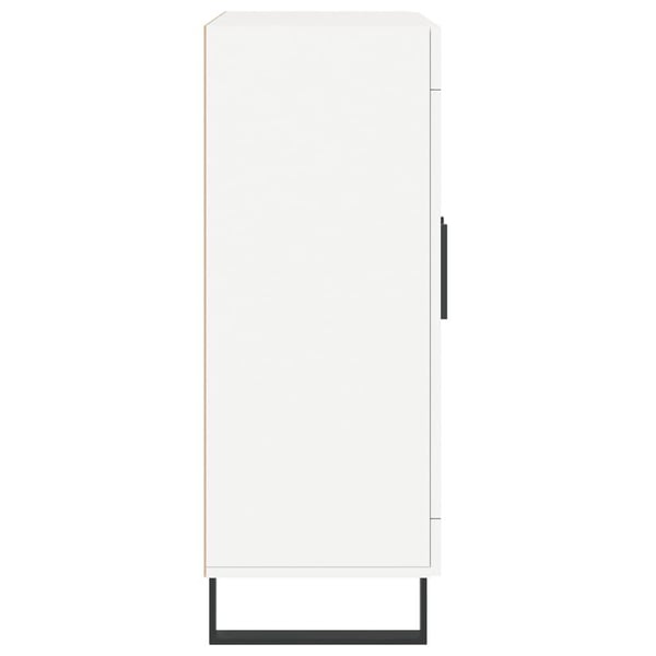 vidaXL Skjenk hvit 69,5x34x90 cm konstruert tre