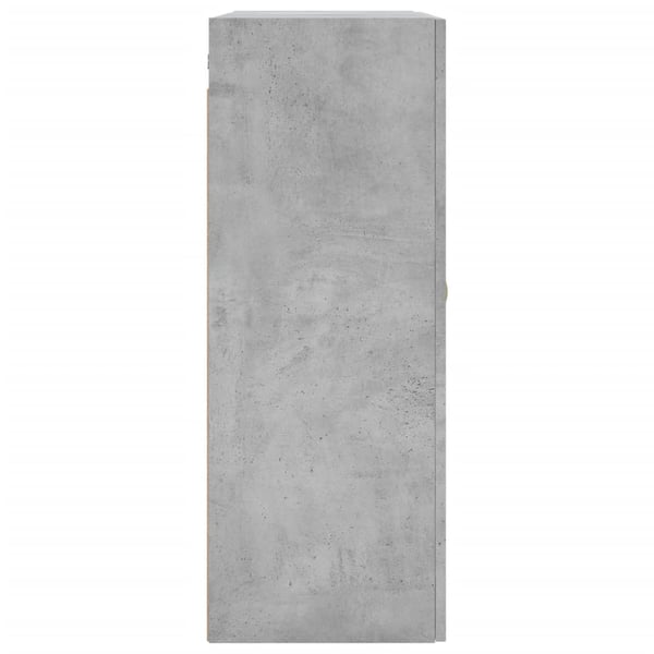 vidaXL Veggskap 2 stk betonggrå 69,5x34x90 cm