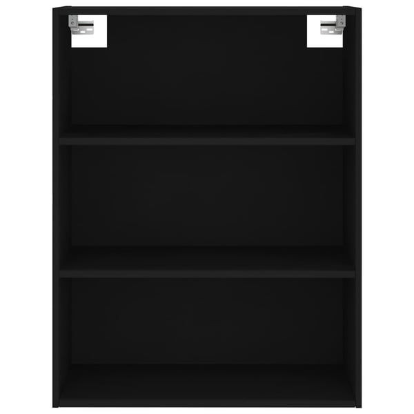 vidaXL Highboard svart 69,5x34x180 cm konstruert tre