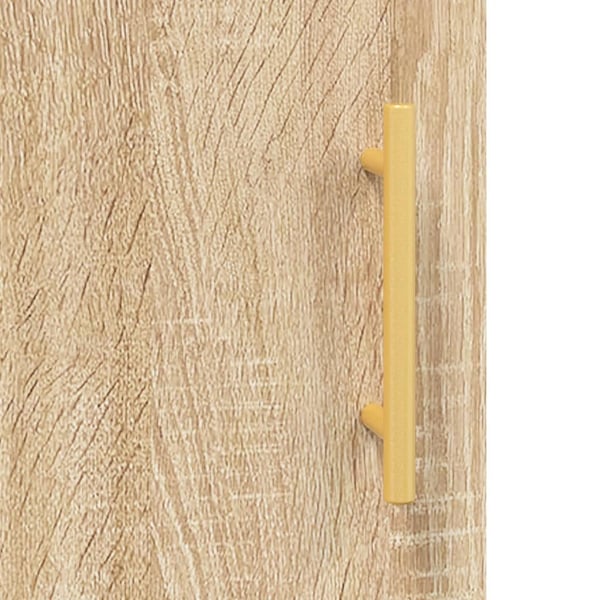 vidaXL Highboard sonoma eik 69,5x34x180 cm konstruert tre