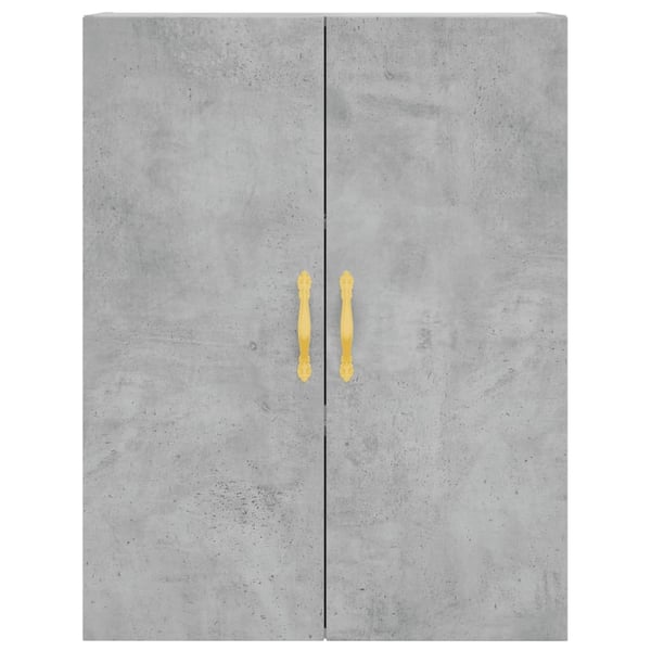 vidaXL Highboard betonggrå 69,5x34x180 cm konstruert tre