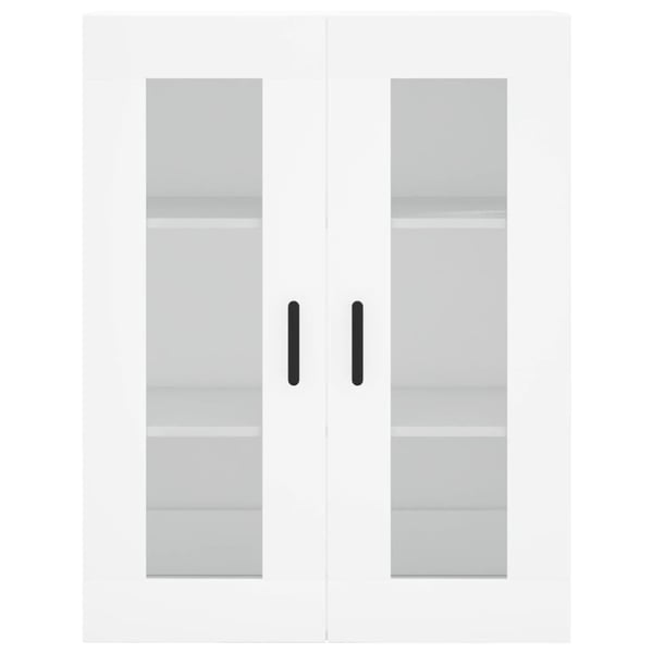vidaXL Highboard hvit 69,5x34x180 cm konstruert tre