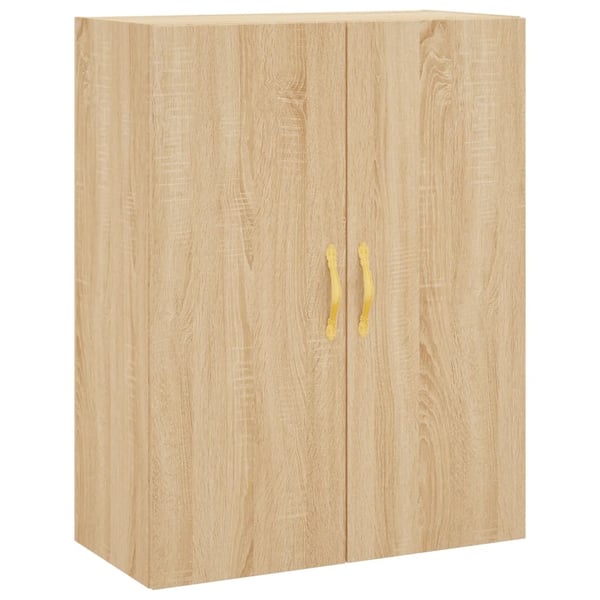 vidaXL Highboard sonoma eik 69,5x34x180 cm konstruert tre
