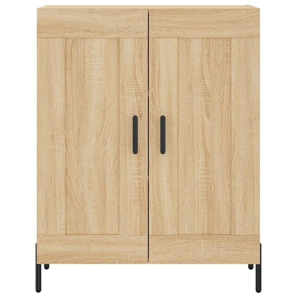 vidaXL Highboard sonoma eik 69,5x34x180 cm konstruert tre