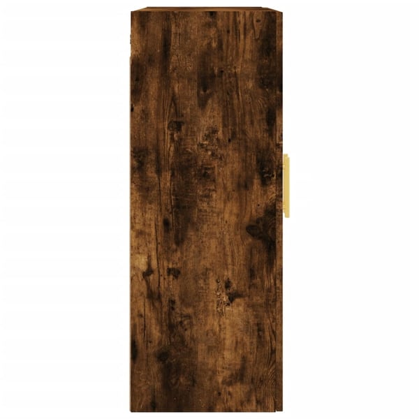 vidaXL Veggskap 2 stk røkt eik 69,5x34x90 cm
