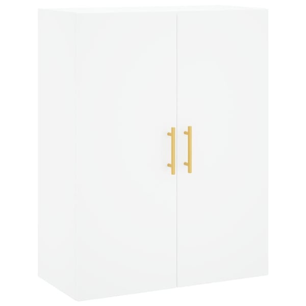 vidaXL Highboard hvit 69,5x34x180 cm konstruert tre