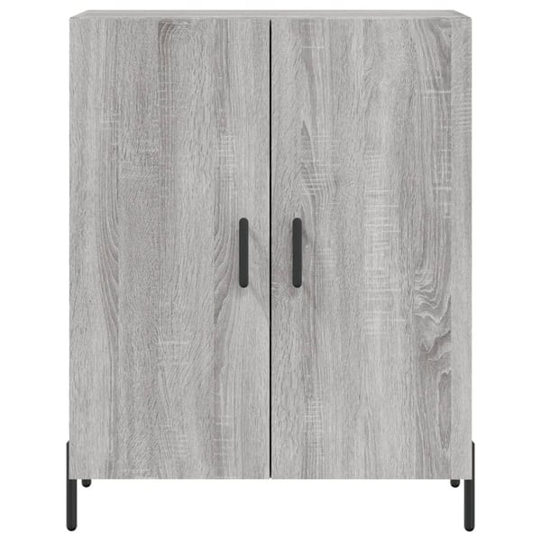 vidaXL Highboard grå sonoma 69,5x34x180 cm konstruert tre