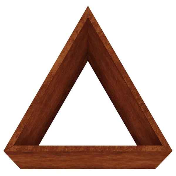 vidaXL Puutarhakukkalaatikko 30x26x75 cm Corten teräs