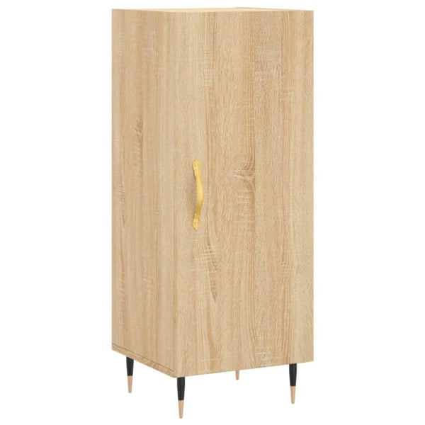 vidaXL skænk 34,5x34x90 cm konstrueret træ sonoma-eg