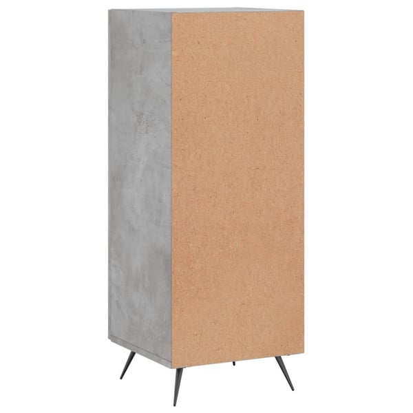 vidaXL skænk 34,5x34x90 cm konstrueret træ betongrå