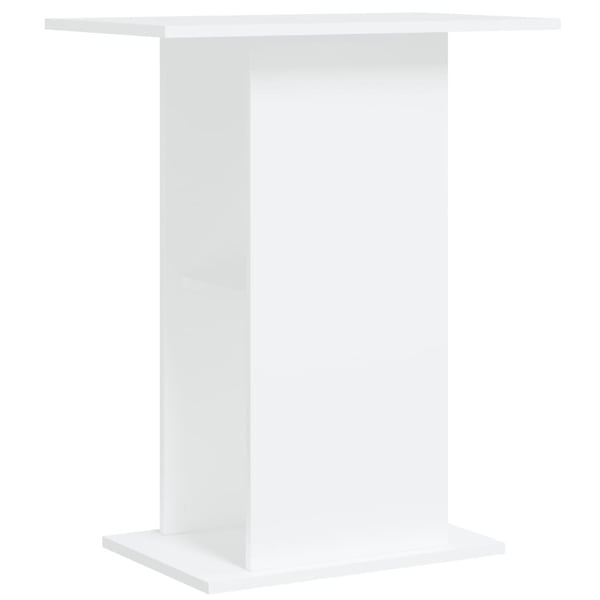 vidaXL Akvariebänk vit 60,5x36x72,5 cm konstruerat trä