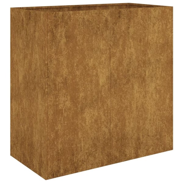 vidaXL Kukkalaatikko 80x40x80 cm Corten teräs