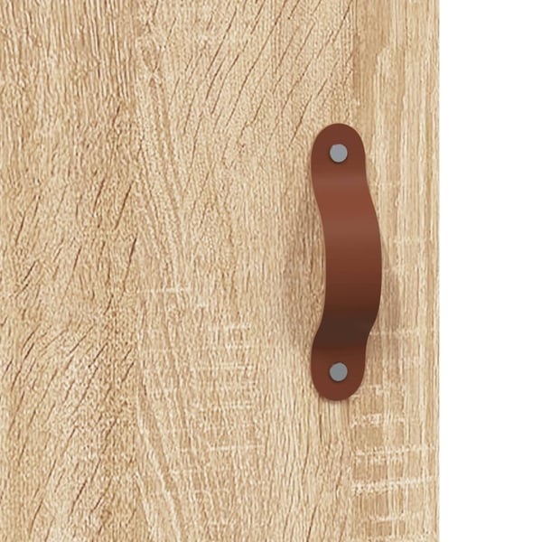 vidaXL Highboard sonoma eik 69,5x34x180 cm konstruert tre