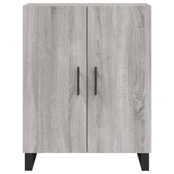 vidaXL Kaappi harmaa Sonoma 69,5x34x180 cm tekninen puu