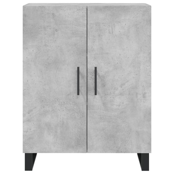vidaXL Highboard betonggrå 69,5x34x180 cm konstruert tre