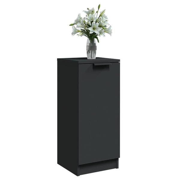 vidaXL Senkit 2 kpl musta 30x30x70 cm tekninen puu