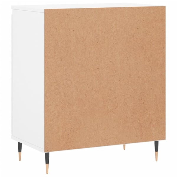 vidaXL Skjenk hvit 60x35x70 cm konstruert tre