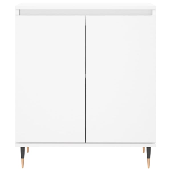 vidaXL Skjenk hvit 60x35x70 cm konstruert tre